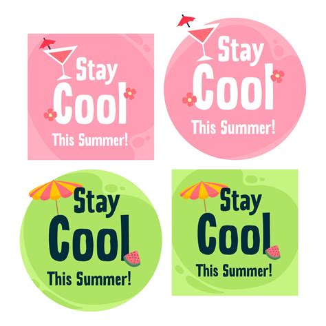Stay Cool This Summer Free Printable